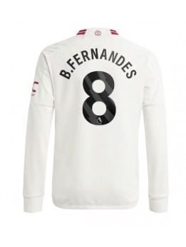 Moški Nogometna dresi replika Manchester United Bruno Fernandes #8 Tretji 2023-24 Dolgi rokav